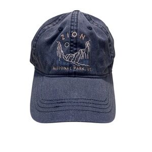 NWT Kids Hat Zion National Park Blue Purple Adventure Cap Home Free Embroidered